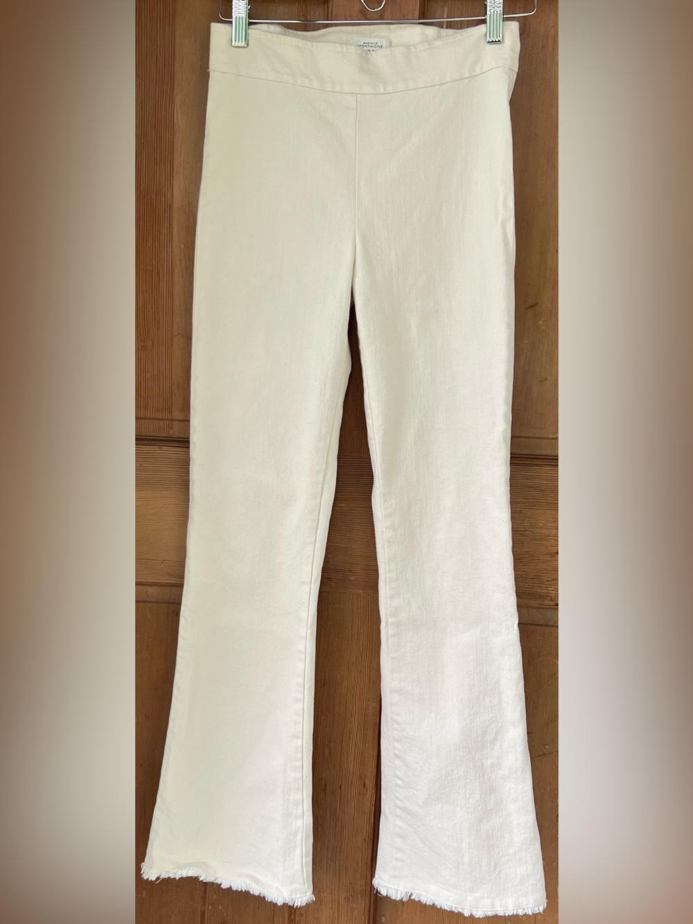 Avenue Montaigne Bellini Frayed Hem Jeans Pants 2